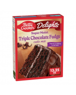 Betty Crocker Delights Super Moist Triple Chocolate Fudge Cake Mix - 13.25oz (375g)