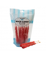 Espeez Rock Candy on a Stick Strawberry 8-Stick Peg Bag - 6.4oz (181.4g)