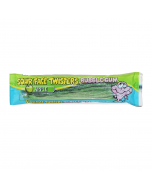 Face Twisters Sour Bubble Gum Straws Green Apple - 2oz (56g)