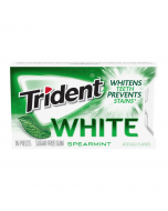 Trident White Sugar Free Gum Spearmint 16-Piece
