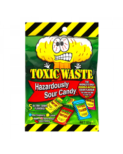 Toxic Waste Hazardously Sour Candy Peg Bag - 2oz (57g)