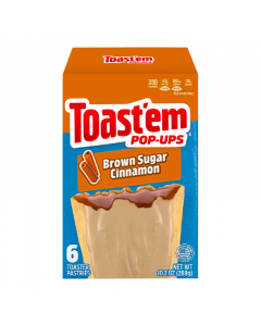 Toast'em POP-UPS - Frosted Brown Sugar Cinnamon Toaster Pastries 6pk - 10.2oz (288g)