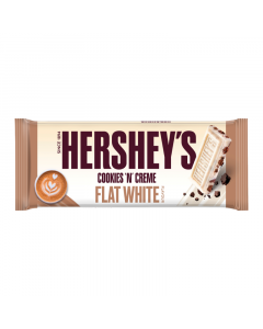 Clearance Special - Hershey's Cookies n Crème Flat White King Size Bar - 90g (EU) **Best Before: 21st March 2024**