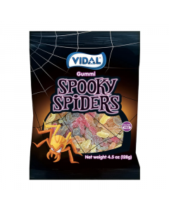 Vidal Gummi Spooky Spiders - 4.5oz (128g)