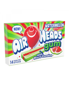 Airheads Sugar Free Gum with Micro Candies - Watermelon - 14 Stick