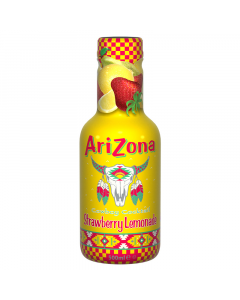 Clearance Special - AriZona Cowboy Cocktail Strawberry Lemonade - 500ml **Best Before: March 2024**