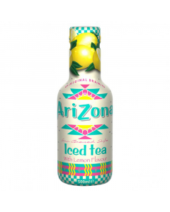 Clearance Special - AriZona Sun Brewed Style Iced Tea with Lemon Flavour - 500ml **Best Before: April 2024**
