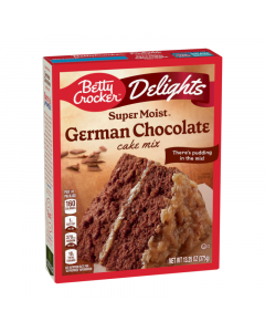 Betty Crocker Delights Super Moist German Chocolate Cake Mix - 13.25oz (375g)