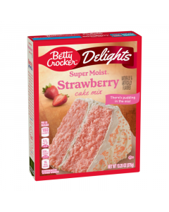 Betty Crocker Delights Super Moist Strawberry Cake Mix - 13.25oz (375g)