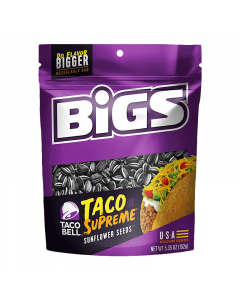 BIGS Sunflower Seeds Taco Bell Supreme 5.35oz (152g)