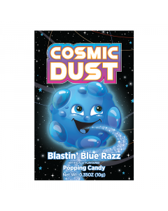Cosmic Dust Blastin' Blue Razz Popping Candy - 0.35oz (10g)