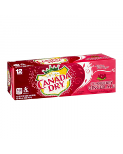 Canada Dry Cranberry Ginger Ale - 12-Pack (12 x 12fl.oz (355ml))