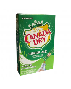 Canada Dry On To Go Ginger Ale Drink Mix - 6 Pack - 0.54oz (15.6g)