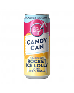 Candy Can Sparkling Rocket Ice Lolly Zero Sugar - 330ml
