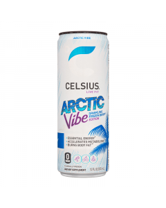 Celsius Arctic Vibe Sparkling Sugar Free Energy Drink - 12oz (355ml)