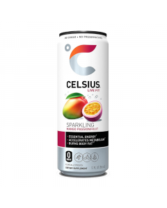 Celsius Essential Energy Sparkling Mango Passionfruit - 12oz (355ml)