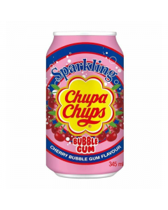 Chupa Chups Cherry Bubble Gum Soda - 345ml (Korea)