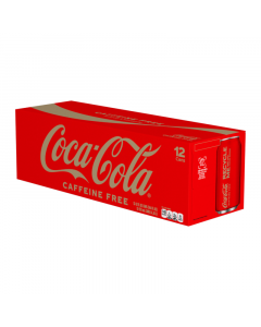 Clearance Special - Coca-Cola Caffeine Free 12fl.Oz (355ml) Can 12-Pack **Best Before: 25th March 2024**