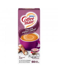 Coffee-Mate - Italian Sweet Cream - Liquid Creamer Singles - 50-Piece x 3/8fl.oz (11ml)