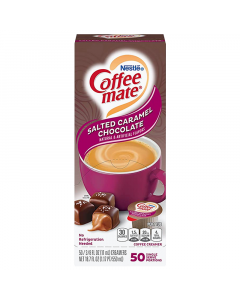 Coffee-Mate - Salted Caramel Chocolate - Liquid Creamer Singles - 50-Piece x 3/8fl.oz (11ml)