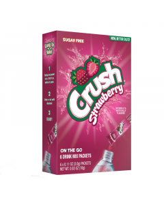 Crush - Singles to Go - Strawberry - 6 Pack