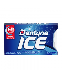 Clearance Special - Dentyne Ice Gum Peppermint 16pc **Best Before: 18th April 2024**