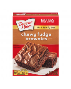 Duncan Hines Family Size Chewy Fudge Brownies Mix 18.3oz (520g)