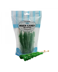 Espeez Rock Candy on a Stick Green Apple 8-Stick Peg Bag - 6.4oz (181.4g)