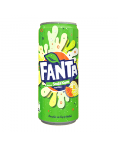 Fanta Fruity Cream Soda (Soda Kem) - 330ml