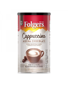 Clearance Special - Folgers Mocha Chocolate Cappuccino - 16oz (453g) **Best Before: 16 February 24**