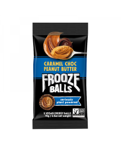 Clearance Special Frooze Balls Plant Based Protein Balls Caramel Choc Peanut Butter - 2.5oz (70g) **Best Before: 1st April 2024**