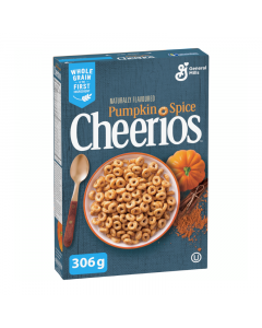 General Mills Pumpkin Spice Cheerios Cereal - 306g [Canada]