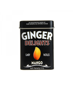 Ginger Delights Candy Pastilles - Mango - 1.07oz (30g)