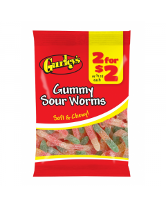 Gurley's Gummy Sour Worms - 2.75oz (78g)
