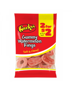 Gurley's Gummy Watermelon Rings - 2.75oz (78g)