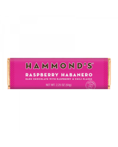 Hammond's Raspberry Habanero Dark Chocolate Bar - 2.25oz (64g)