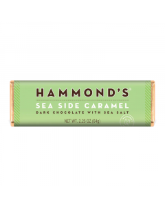 Clearance Special - Hammond's Sea Side Caramel Dark Chocolate Bar - 2.25oz (64g) **Best Before: 1st April 2024**