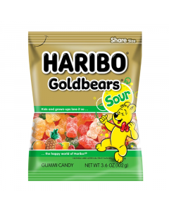 Haribo Sour Gold Bears - 3.6oz (102g)