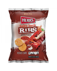 Herr's Baby Back Ribs Potato Chips 6oz (170g)
