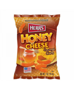 Herr's Honey Cheese Flavoured Curls - 1oz (28.4g)