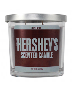 HERSHEY'S Chocolate Scented Triple Wick Candle - 14oz (396g)