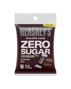 Hershey's Zero Sugar Milk Chocolate Peg Bag - 3oz (85g)