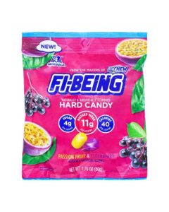 Hi-Chew FI-BEING Hard Candy Passion Fruit & Elderberry Peg Bag - 1.76oz (50g)