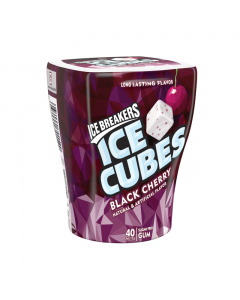 Ice Breakers Ice Cubes Black Cherry Sugar Free Gum 3.24oz (92g)