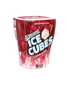 Ice Breakers Ice Cubes Cinnamon Gum Bottle Sugar Free 3.24oz (92g)