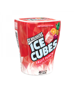 Ice Breakers Ice Cubes Fruit Punch Sugar Free Gum 3.24oz (92g)