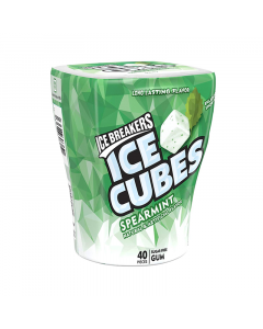 Ice Breakers Ice Cubes Spearmint Sugar Free Gum - 3.24oz (92g)