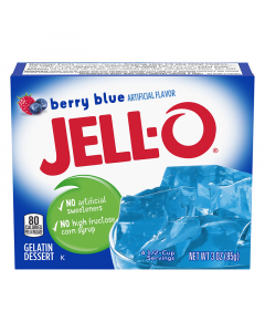 Clearance Special - Jell-O - Berry Blue Gelatin Dessert - 3oz (85g) ** DAMAGED **