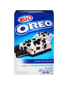 Clearance Special - Jell-O - No Bake Dessert Oreo Cookies n Crème - 12.6oz (357g) **Best Before: 19th April 2024**