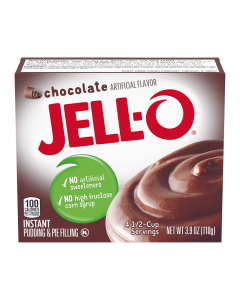 Jell-O - Chocolate Instant Pudding - 3.9oz (110g)